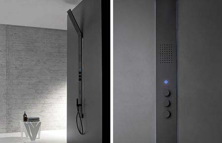 "Oblique": технологичный м стильный вертикальный душ